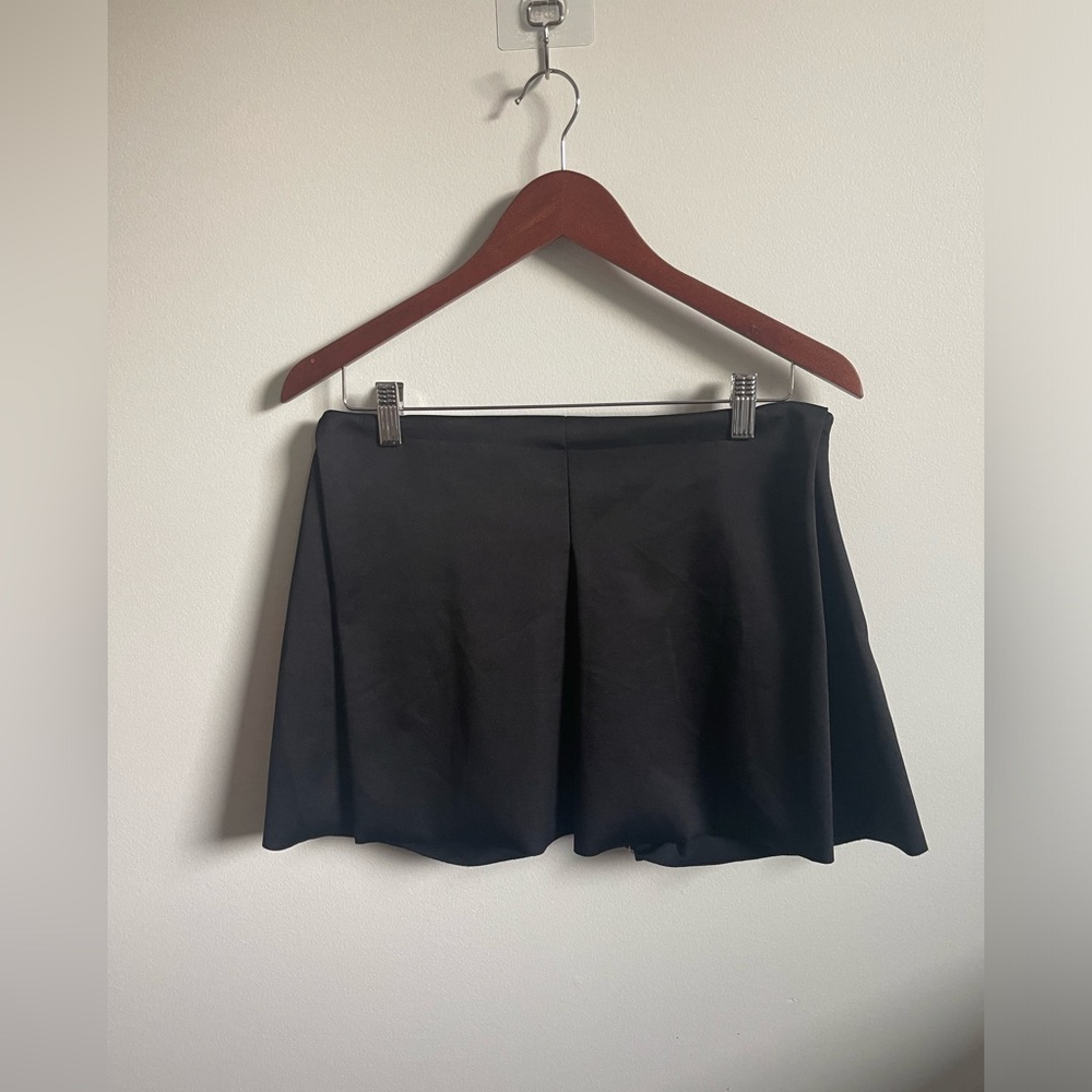 Zara Box-Pleated mini skirt